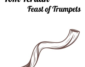 Bible Study Guide Printable Yom Teruah Feast of Trumpets Meditation Journal Booklet