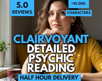 Same Hour Clairvoyant Psychic Reading | Telepathic Connection, No Tools Insight for Love, Career, Destiny and Spiritual Clarity