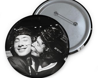 Heated Rivalry Pin Button | MM Hockey Romance, Booktok Fandom