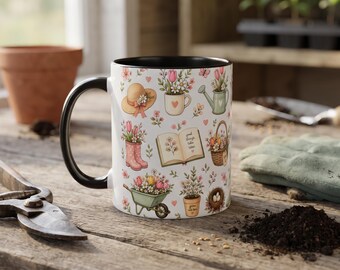 4 Seasons Mug | Winter Spring Summer Autumn Coffee Cup | Seasonal Ceramic Mug | Cozy Gift for Coffee Tea Lovers | 11 oz Mug