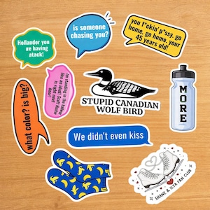 Heated Rivalry couple sticker, Shane Hollander and Ilya Razanov sticker,Hollanov sticker