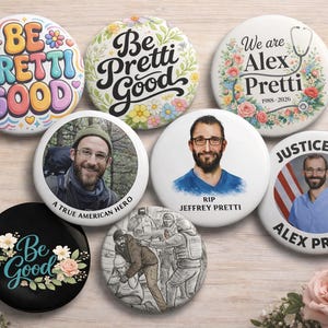 Justice for Alex Pretti Pin | Anti-ICE Activist Badge