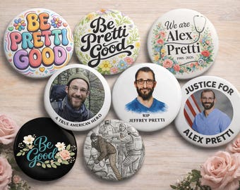 Justice for Alex Pretti Pin | Anti-ICE Activist Badge