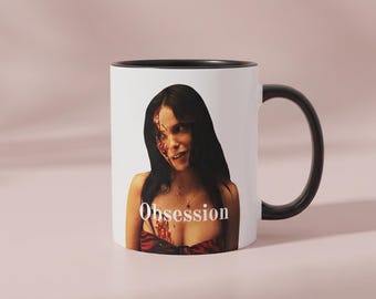 Horror Movie Obsession Mug | Dark Cinematic Ceramic Coffee Cup