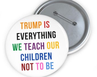 Political Statement Button, Activism Pinback Badge, Protest Accessory