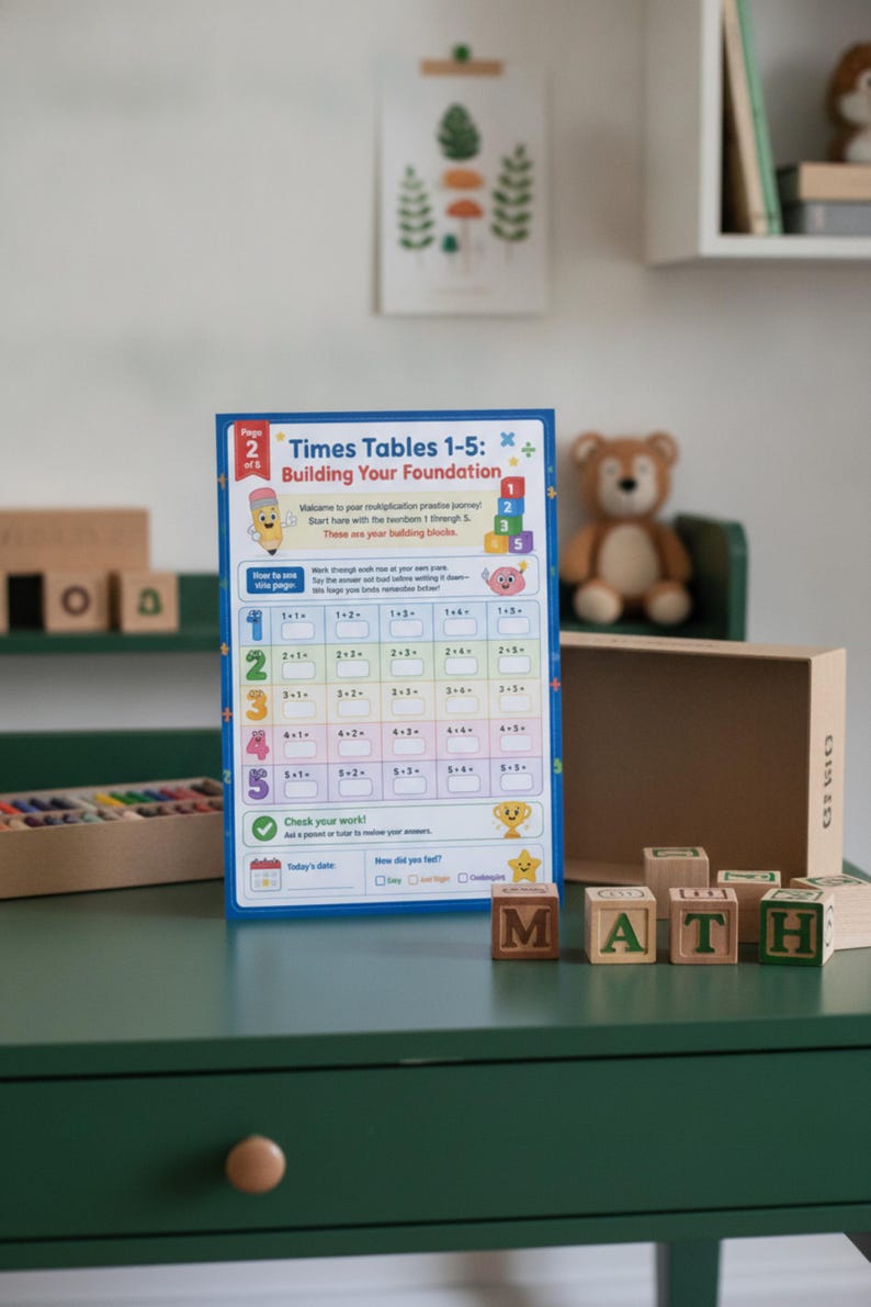 Various Math Problems Multiplication Times Tables Mastery Practice Sheets: Multiplication Drills for Young ...