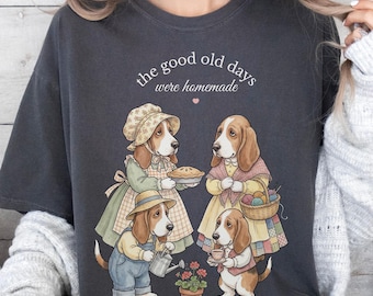 Beagle Dog T-Shirt, Beagle Mom Shirt, Unique Dog Mom Gift, Cute Beagle Tee, Vintage Dog Lover Shirt, Comfort Colors Tee