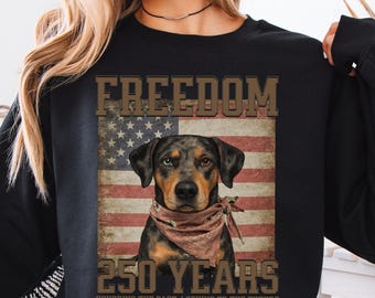 1776 Catahoula 4th of July Sweatshirt, United States Anniversary Dog shirt, Patriotic Flag Keepsake 250 years shirt, Catahoula Leopard Dog