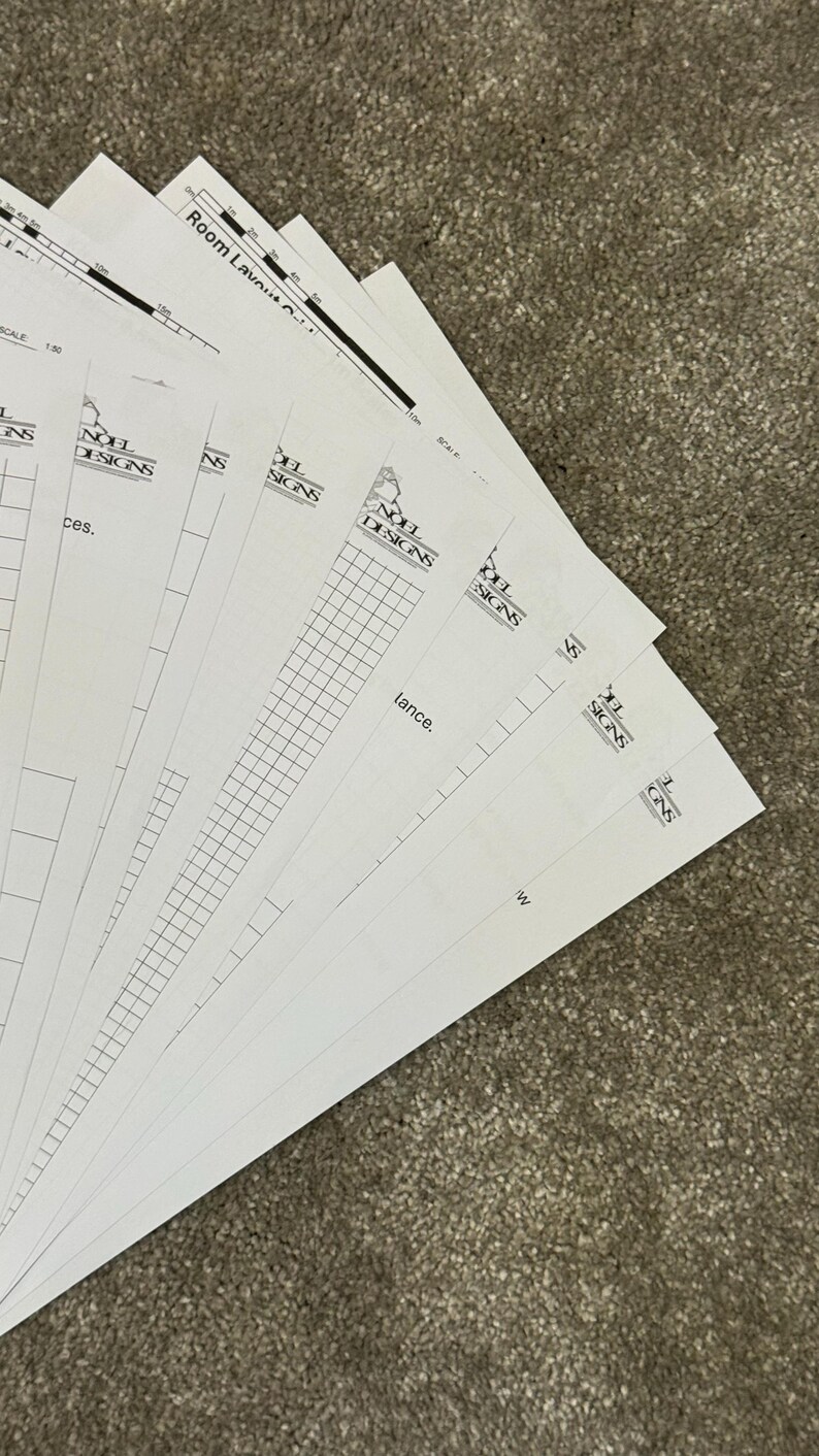 Room Layout Grid Pack – Printable Floor Plan & Home Design Grids - Etsy ...