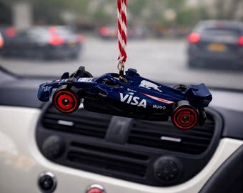 Formel-1-Visa Red Bull Racing Auto-Rückspiegel-Hängeverzierung | F1Mini