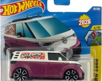 Volkswagen ID. Buzz Van 1/64 White & Orange Model Toy Truck - Etsy