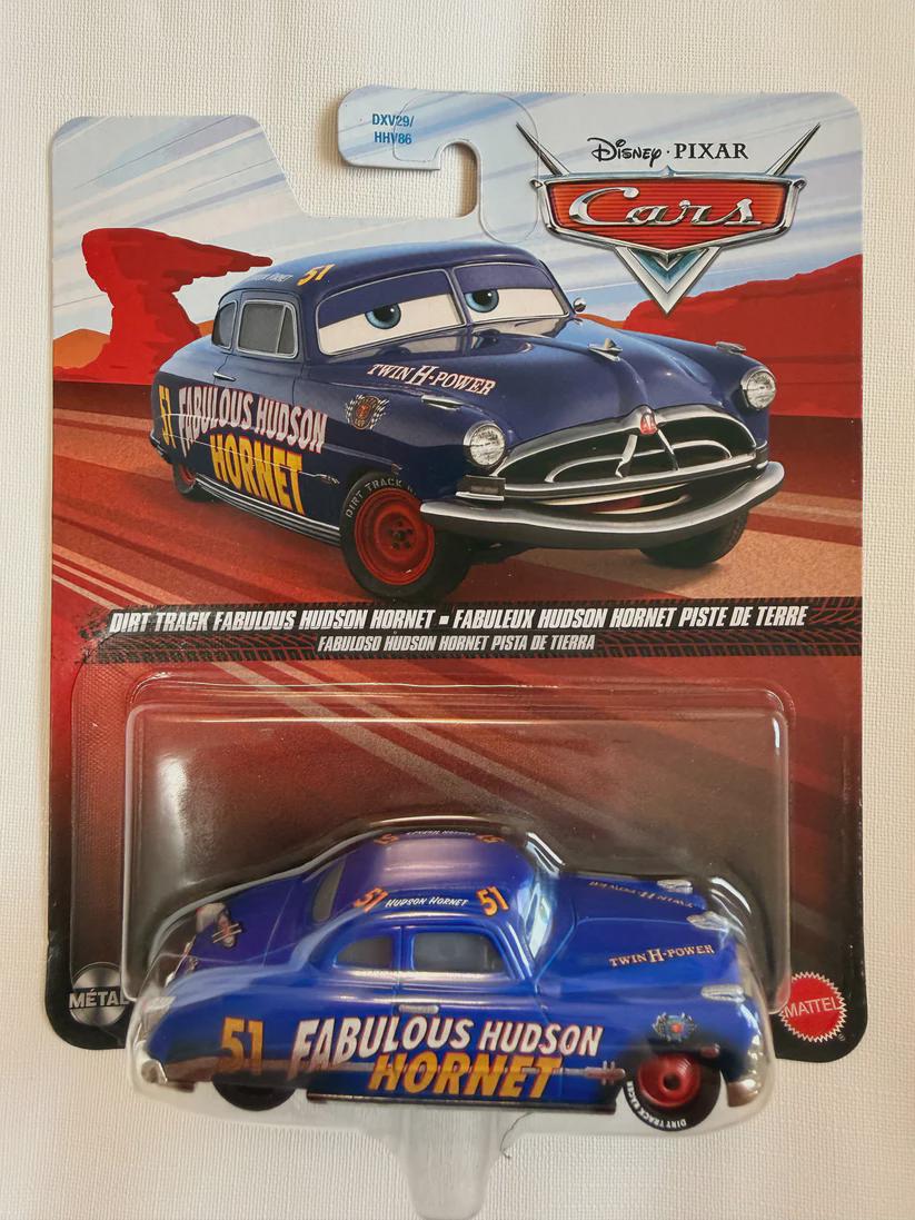 Dirt Track Fabulous Hudson Hornet - Disney Pixar Cars Character