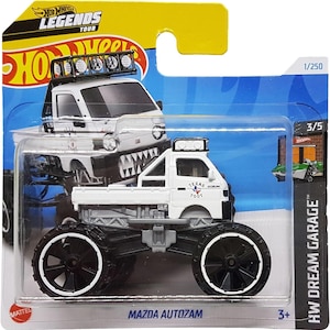 Hot Wheels Mazda Autozam, White HW Dream Garage, Legends Tour, Hotwheels