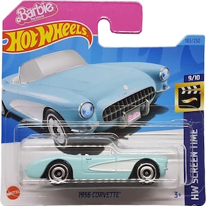 Hot Wheels 1956 Corvette – Light Blue Barbie Movie Diecast