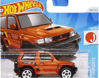 Hot Wheels Mitsubishi Pajero Evolution – Orange Metallic Diecast Car