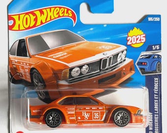 Hot Wheels BMW 635 Csi (orange & White) 1/5 Wild Widebody - 2025