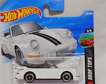 ポルシェ 911ターボ ダイキャストカー▪ カスタムパーツセット 希少なホットウィール ポルシェ911ターボカブリオレ ダイキャスト