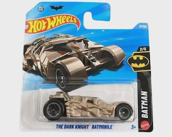 Hot Wheels Batmobile von The Dark Knight, Fledermaus Trommel, Brandneu, Versiegelte Camoflage