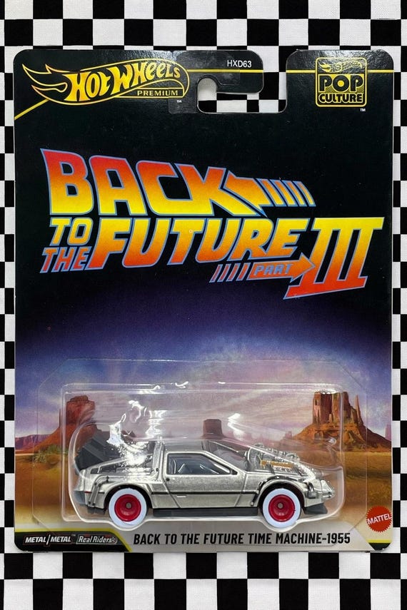 Hot Wheels Premium Back to the Future Part III Time Machine 1955