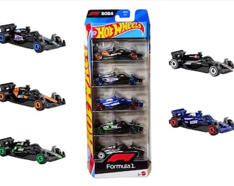 ホットウィール フォーミュラ1 ダイキャストカー 5台パック - 1/64