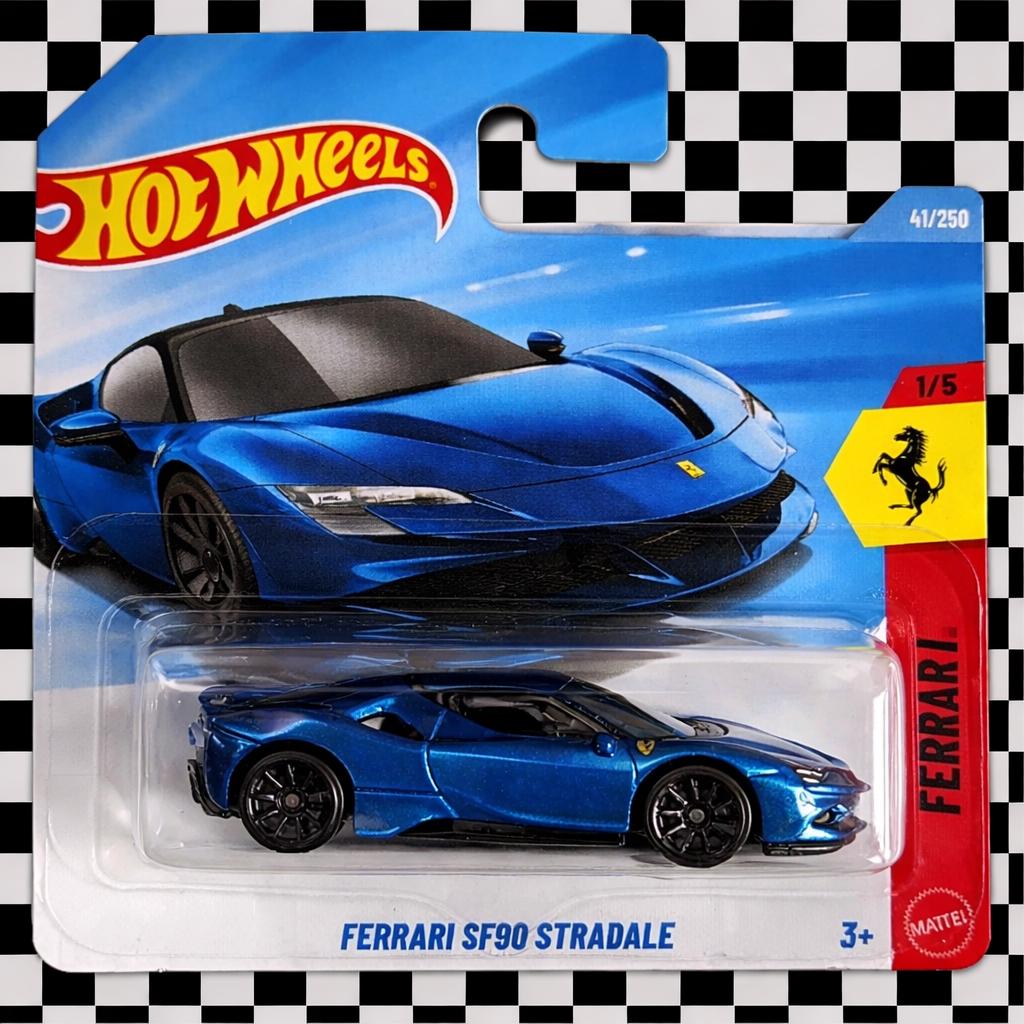 Hot Wheels Ferrari SF90 Stradale Blue Ferrari Series 1/5 41/250