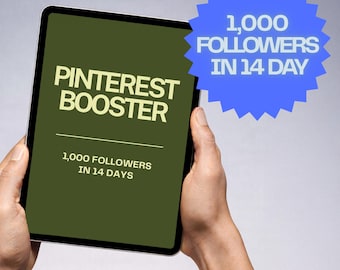 Pinterest Marketing for Etsy Sellers | 14-Day Growth Plan to Reach 1,000 Followers | Digital Guide