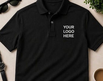 Custom Embroidered Polo Shirt | Personalized Polo with your Logo or Text