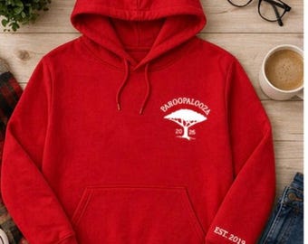 Custom Family Reunion Printed Hoodie | Matching Sweatshirts