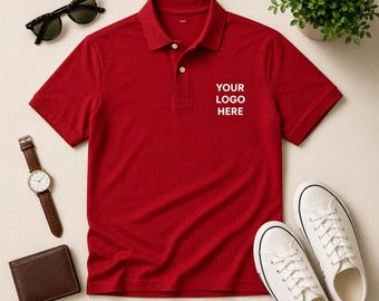 Custom Polo Shirt - Printed | Personalized Polo with your Logo or Text