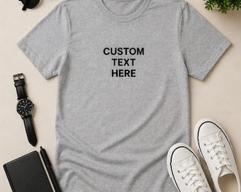 Custom Printed T-Shirt | Personalized Tee with your Logo or Text