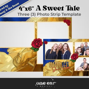 A Sweet Tale - 4&quot;x6&quot; Photo Strip Template