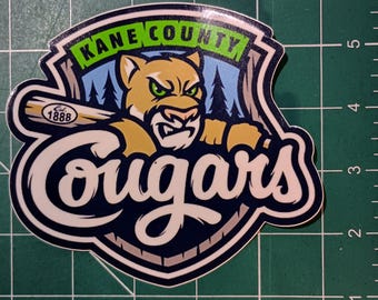 Kane County Cougars 5" All Weather Decal