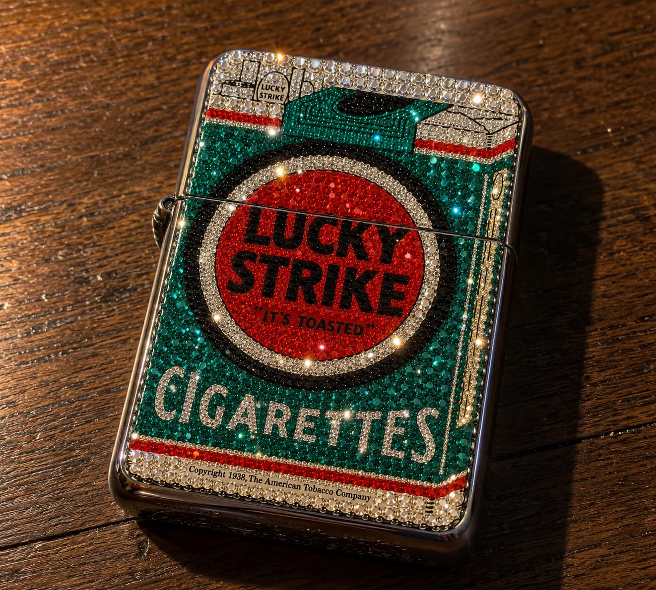 Lucky Strikes Zippo - Etsy