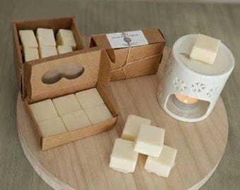 Wax Melts cera de Soja | Mandarina y Palmarosa | Cera para Derretir Natural | Aromaterapia Relajante | Hecho a Mano