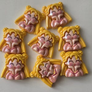 Sailor Moon Chibi – Charm de resina de base plana