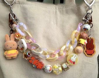 Miffy Friend Melanie Bag Charm keychain