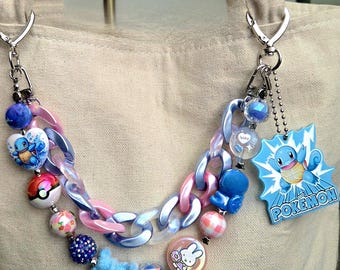 Pokemon Squirtle Bag Charm keychain