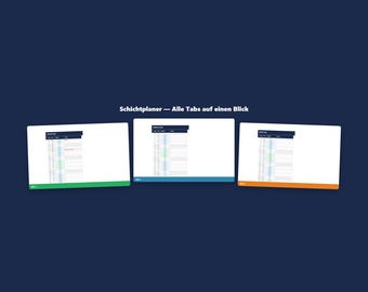 Dienstplanner Excel 2026 Vroege Late Nacht, dienstkalender, toeslagberekening, feestdagen Baden-Württemberg, donkere modus Duits