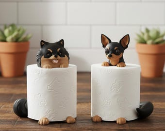Dog Toilet Paper Holder