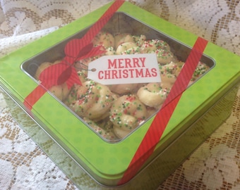 Christmas Tin of Cookies
