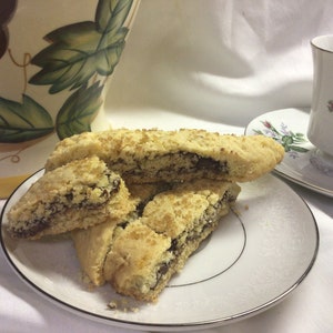 Italian Nutella and Hazelnut filled Biscotti