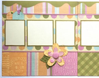 Dreams Pre Made 2 Page 12x12 Scrapbook Layout