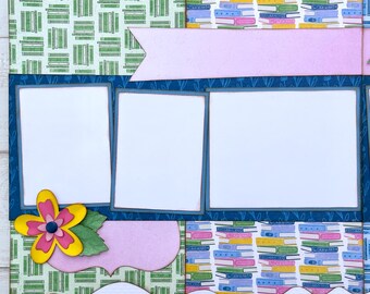 The Very Best Premade 2 Page 12x12 Scrapbook Layout - Etsy