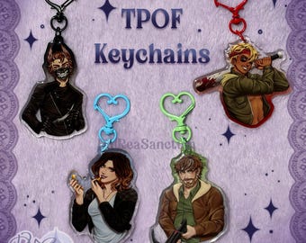 TPOF Derek / Fox / Celia / Mason Double-sided Epoxy Acrylic Keychains