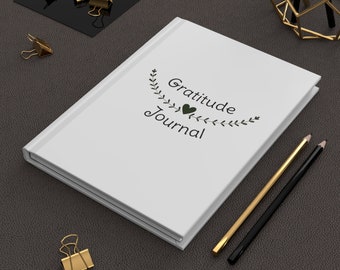 Gratitude Journal/Wellness Journal/Mindfulness Gift/Gratitude Diary/Daily Journal/Everyday Journal/Inspirational Gifts/5 Minute Journaling/