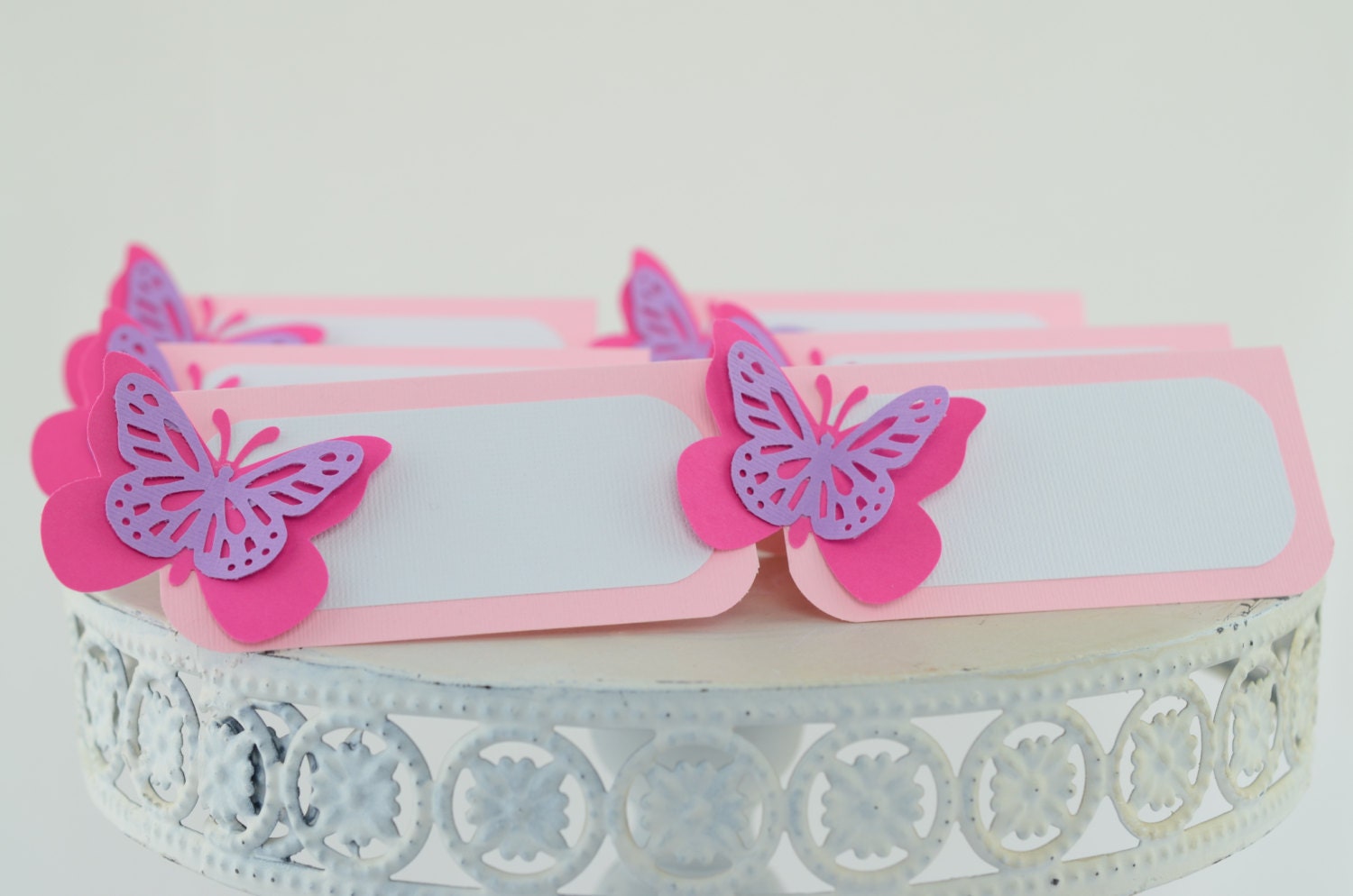 Butterfly Tent Place Cards Food Labels Butterflies Theme Etsy