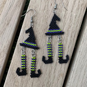 Witchy Brick Stitch Earring Pattern PDF