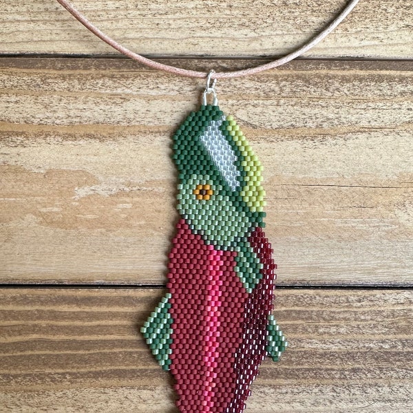 Sockeye Salmon Brick Stitch Pattern PDF