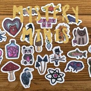Pack of 8 Mystery Mini Art Stickers