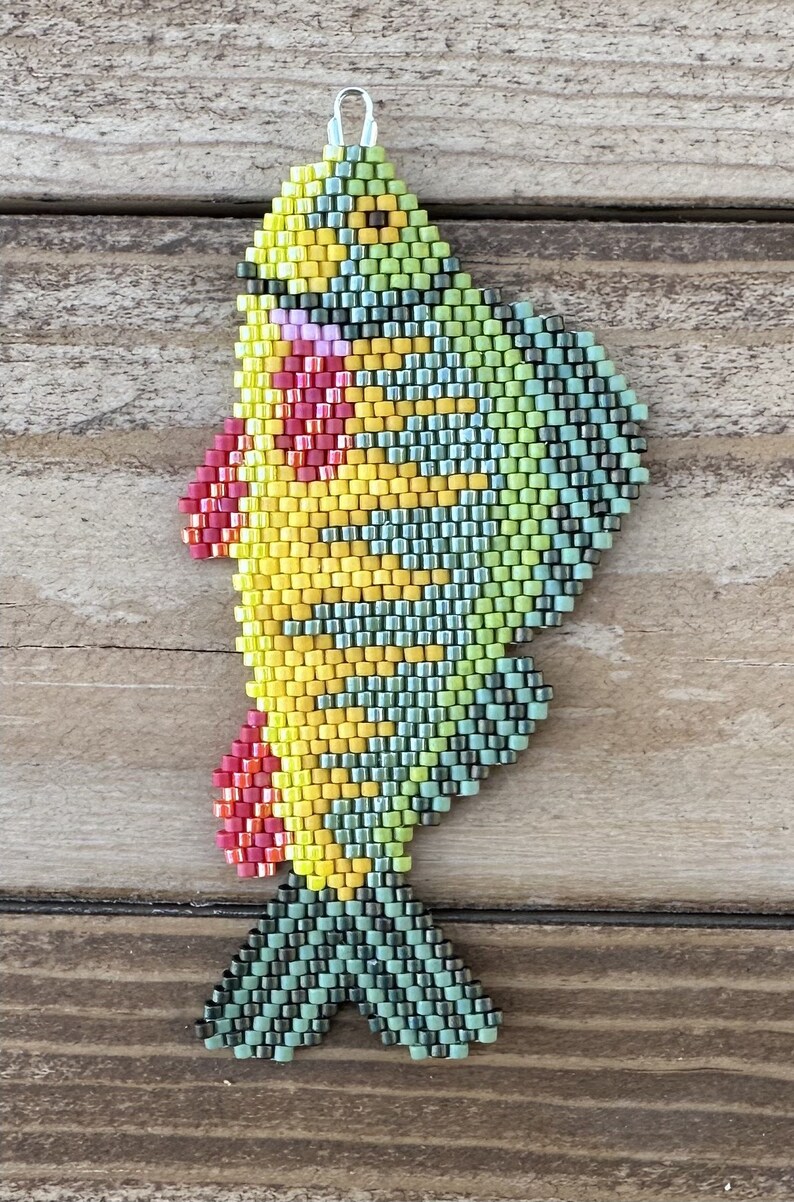 Yellow Perch Brick Stitch Pattern PDF - Etsy